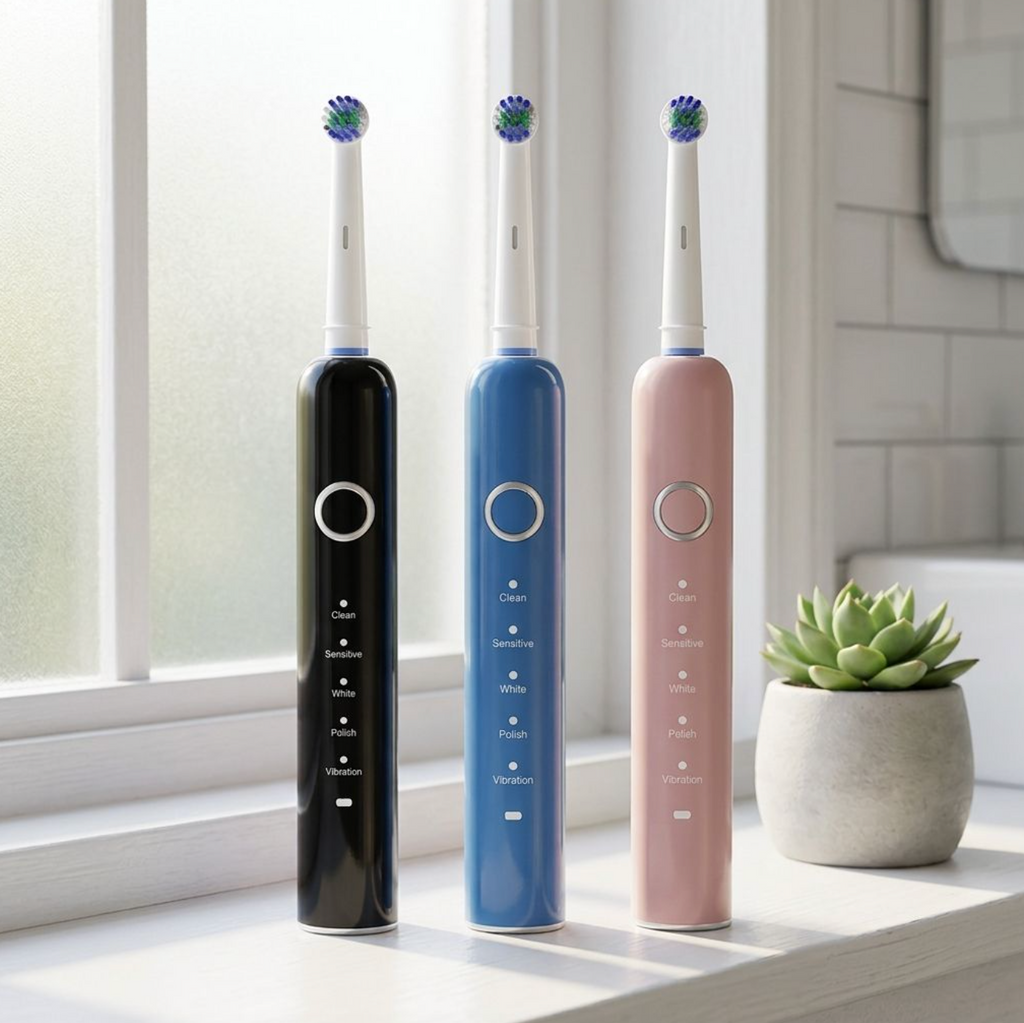 360° SpinClean™ Rechargeable Rotary Cleaning Brush – Cordless Multi-Surface Scrubber
