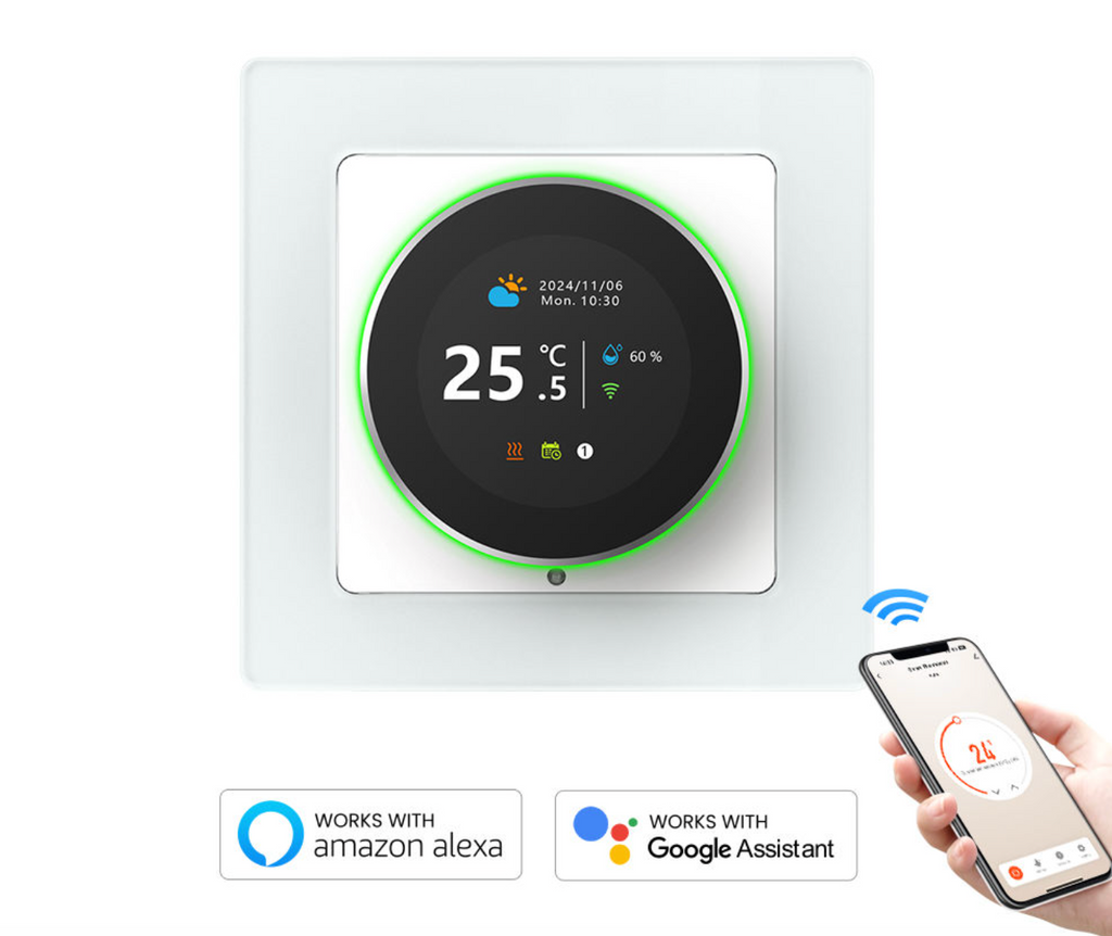 ThermoSync™ Smart Radiator Thermostat – Tuya WiFi Programmable Heating Controller