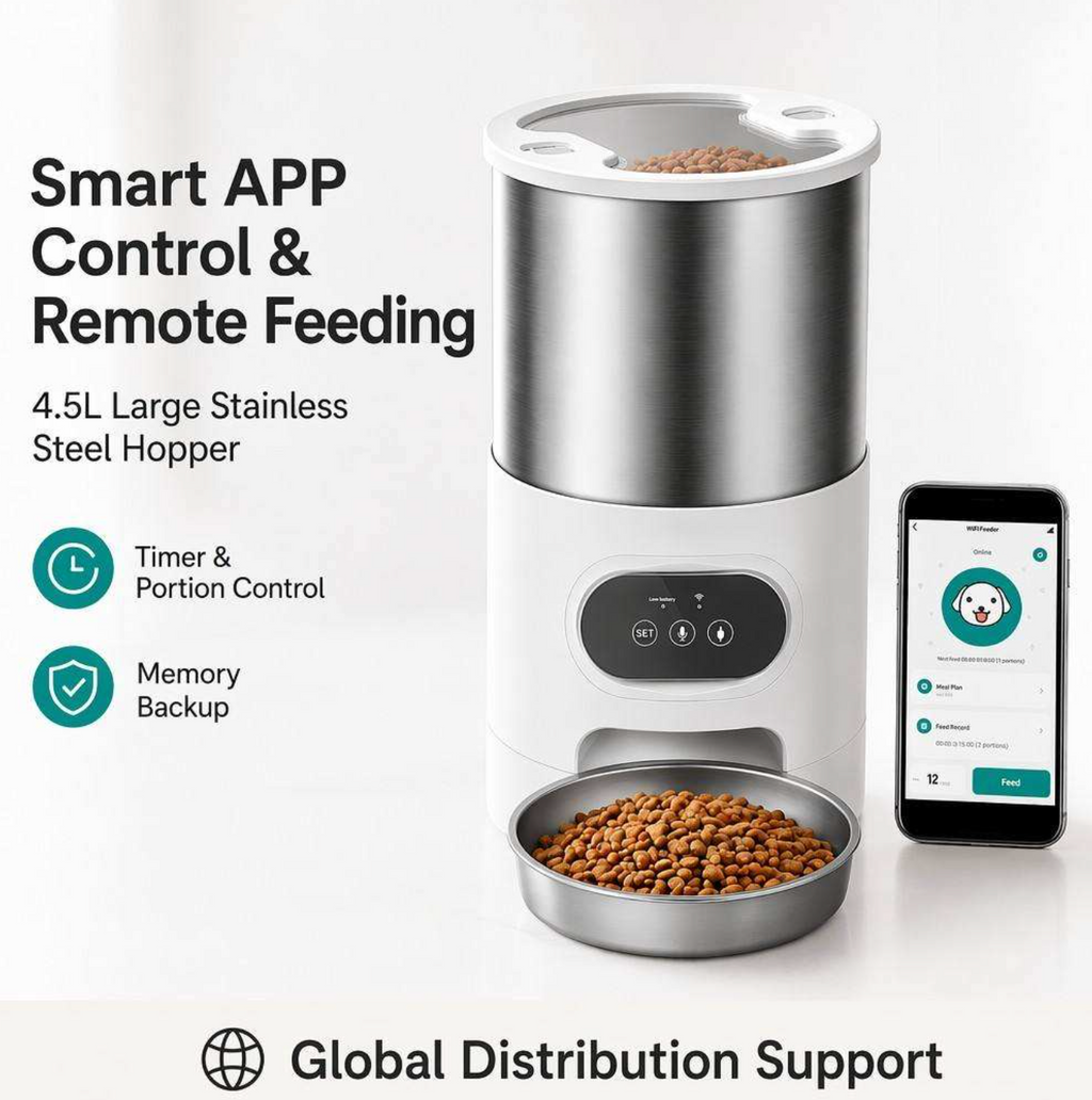 PureFlow™ Automatic Soap Dispenser – 4.5L Touchless Stainless Steel Hand & Dish Soap Dispenser