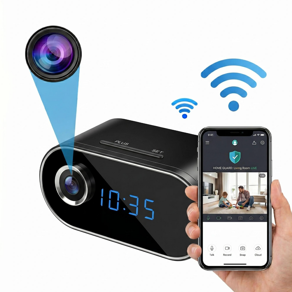 WatchGuard™ 1080P Smart WiFi Security Camera – HD Indoor Home Monitor with Motion Detection